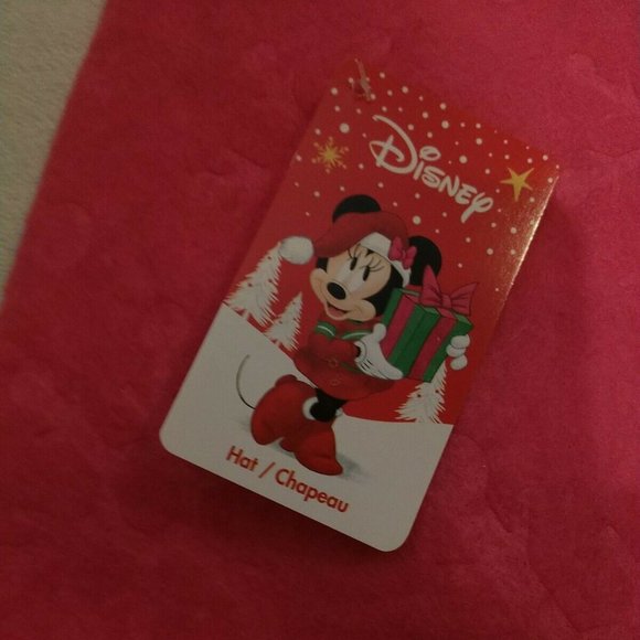 Disney Minnie Mouse Holiday Christmas Hat NWT - Picture 3 of 7